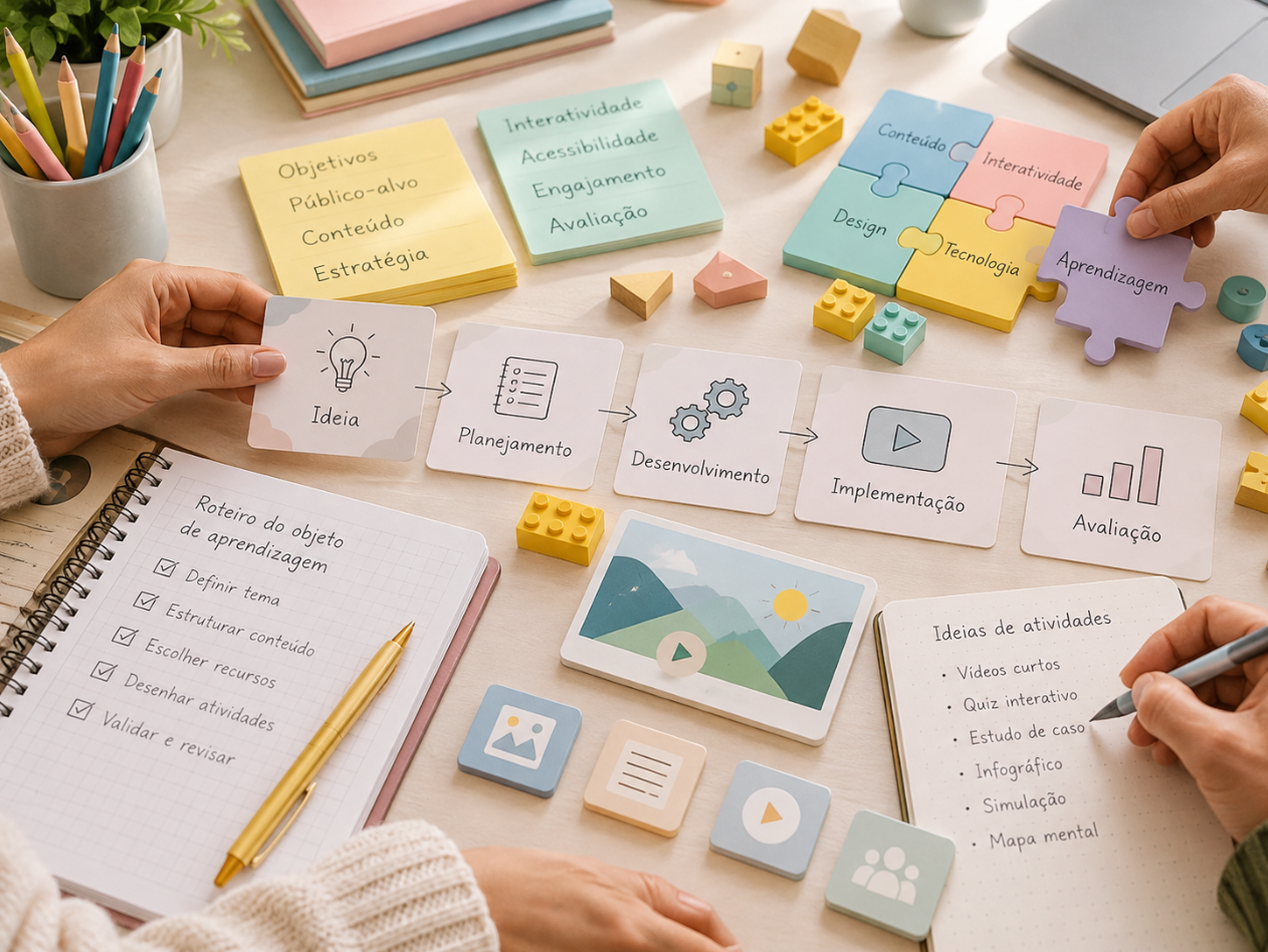 Criação de Roteiros e Templates para Apresentações e Objetos Educacionais