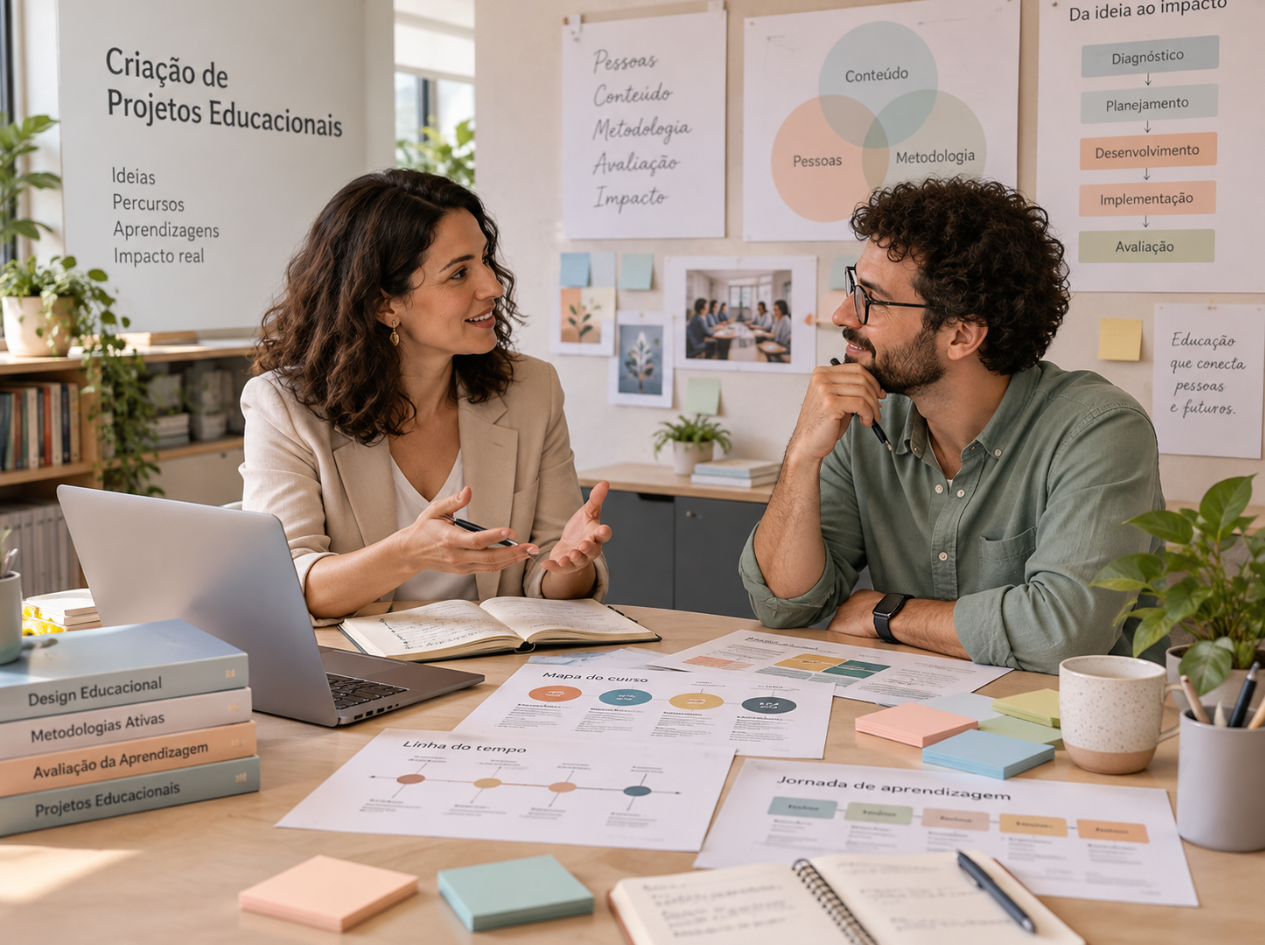Criação de Projetos Educacionais